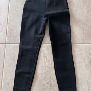 SPANX Black Ponte Ankle Slim Pants - medium